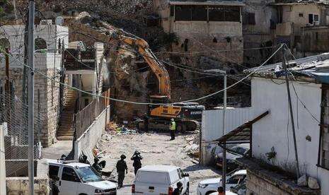Israel Hancurkan Permukiman Palestina di Silwan