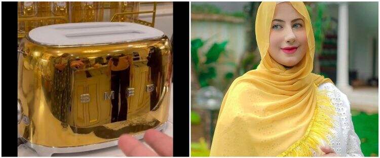 7 Alat dapur Tasyi Athasyia ini mewah, kulkasnya jadi sorotan