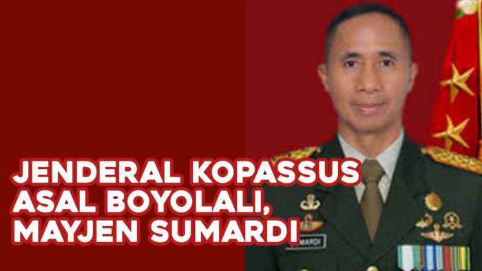 Dia, Jenderal Kopassus Asal Boyolali