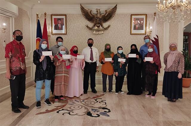 KBRI Doha Bantu WNI Kelompok Rentan di Qatar Terima Vaksin