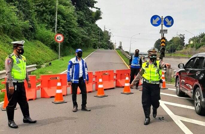 Penyekatan Dihentikan, Jasa Marga Kembali Berlakukan Contra Flow di Tol Dalam Kota