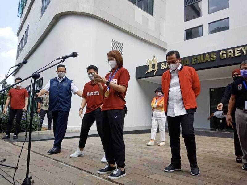 DKI Resmikan Gedung Sasana Greysia-Apriyani