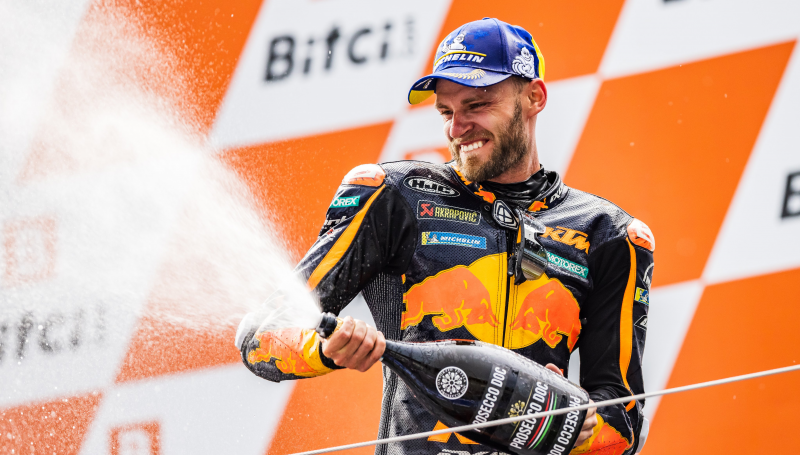 Mampu Bertahan di Trek Basah, Brad Binder Juara MotoGP Austria