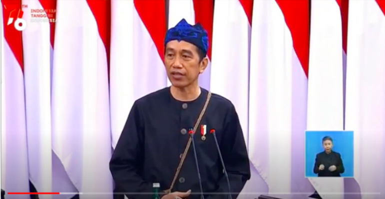 Di Depan DPR, Jokowi Patok Ekonomi Tahun Depan Tumbuh 5,5 Persen
