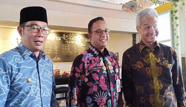 Elektabilitas Moncer, Ganjar Pranowo dan Anies Baswedan Laris Manis,