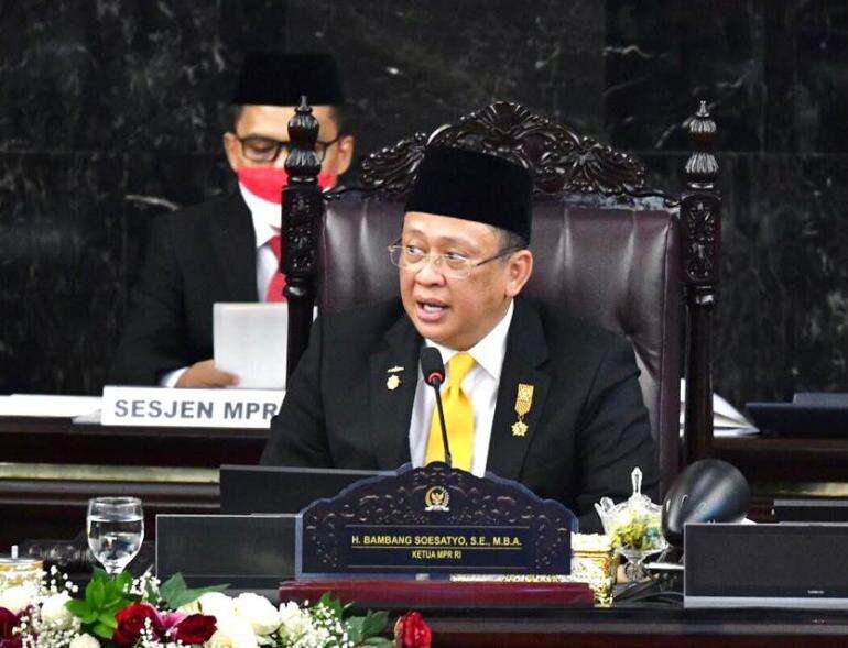 Pidato Di Pembukaan Sidang Tahunan MPR Bamsoet Puji Pemerintah, Nakes, Dan Elemen Masyarakat Bersama Tangani Pandemi