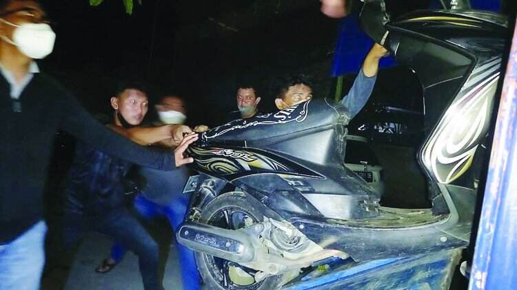 Polsek Cakranegara Ungkap Gudang Penyimpanan Motor Curian