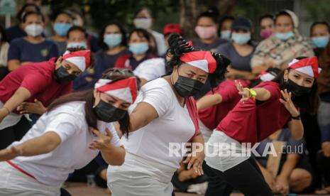 In Picture: Lomba Tari di Lapas Perempuan Tangerang