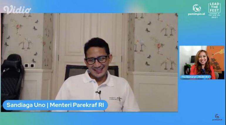 Tampil Di Lead The Fest 2021, Sandi Dan Lutfi Bicara Inovasi-Investasi