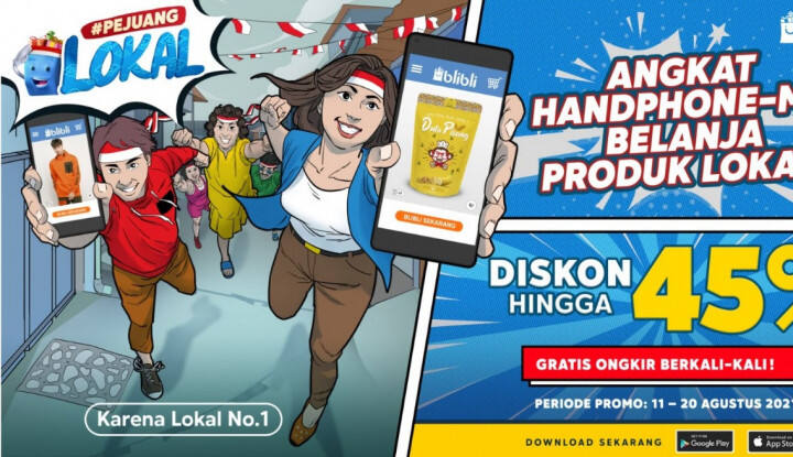 Blibli Ajak Masyarakat jadi #PejuangLokal di Momen HUT RI ke-76