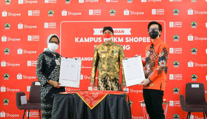 Gandeng Shopee, Ganjar Beri Terobosan UMKM di Tengah Pandemi