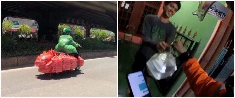 Kisah unik driver ojek online antar makanan berjarak 5 langkah
