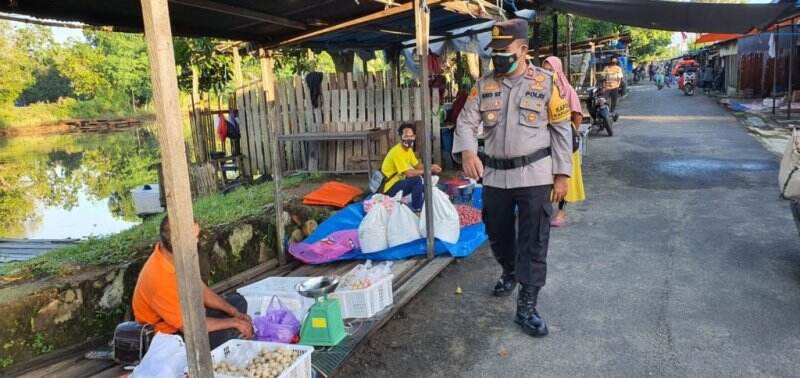 PPKM Level IV, Pasar Mingguan Kapuas Timur Ditutup