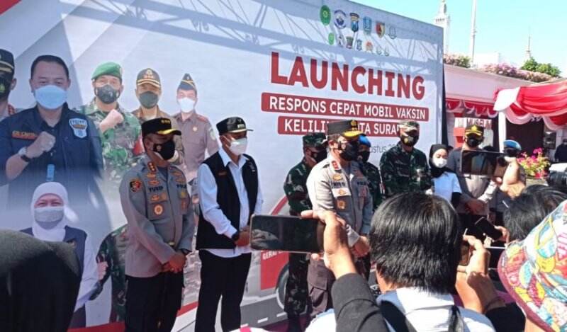 Pemkot Surabaya Siapkan 10 Tambahan Mobil Vaksinasi Keliling
