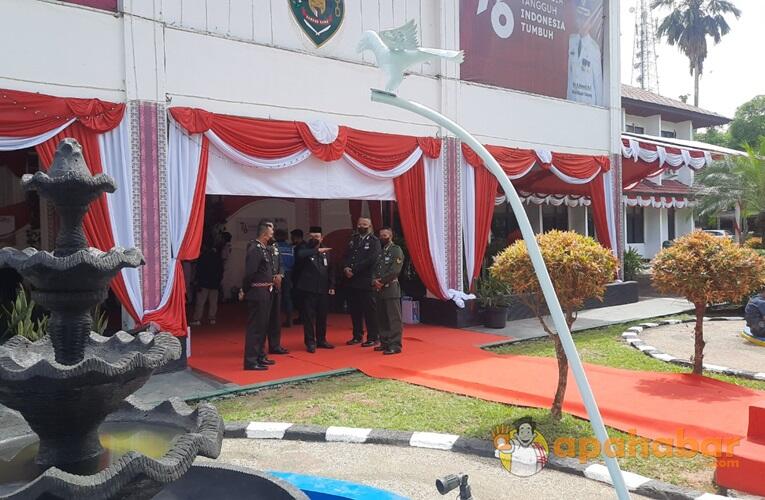 Perdana, Upacara Detik-detik Kemerdekaan RI di Taman Kantor Bupati Tabalong
