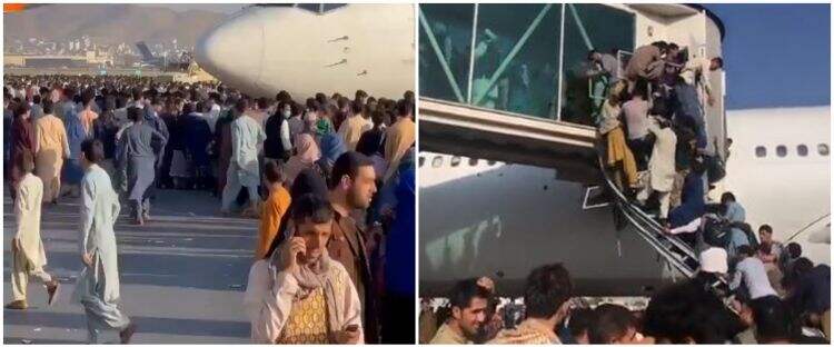 Taliban berkuasa, warga Kabul sesaki bandara tinggalkan Afghanistan
