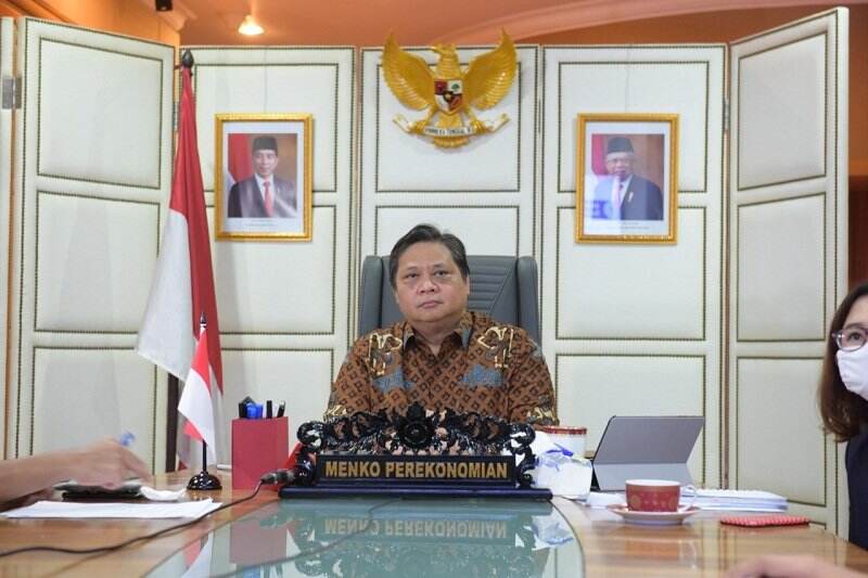 Menko Airlangga: Pertumbuhan Ekonomi RI Bergantung pada Penanganan Covid-19