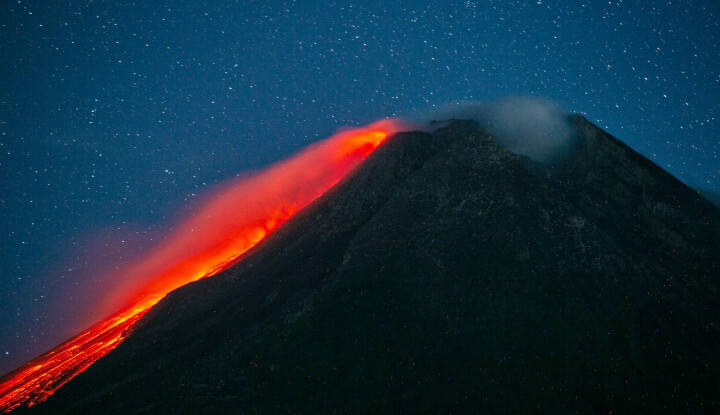 Kubah Lava Merapi Sebelah Barat Daya Alami Perubahan Morfologi