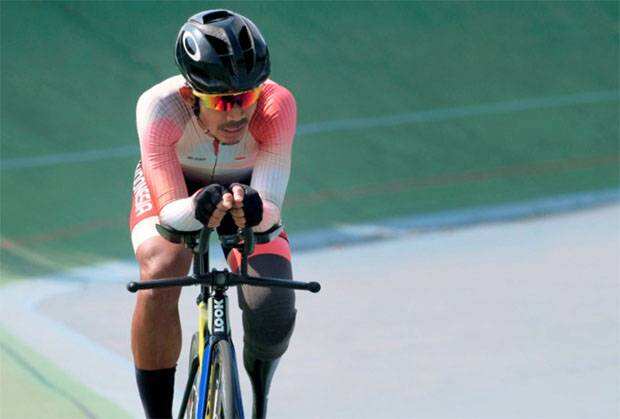 Atlet Para Balap Sepeda Muhammad Fadli Latihan Perdana Jelang Paralimpiade Tokyo 2020