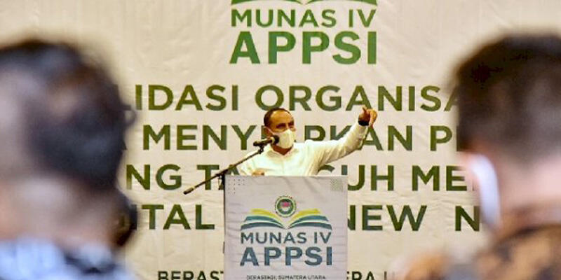 Hadiri Munas APPSI, Gubernur Sumut Berharap Ekonomi Bisa Bangkit Melalui Para Pedagang Pasar