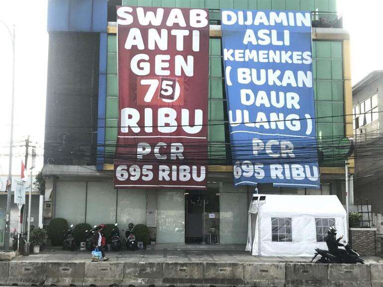 Tarif Tes PCR Lain Di Atas, Lain Di Bawah