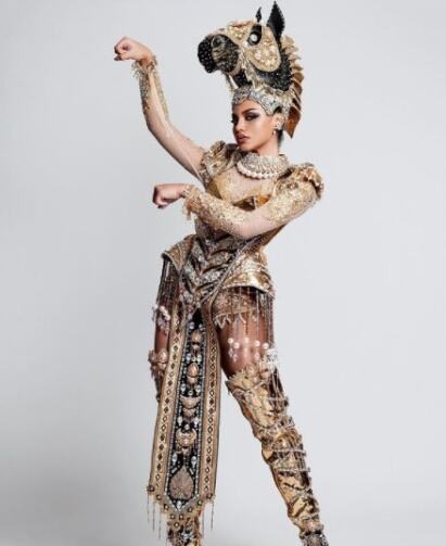 Makna Kostum Jihane Almira, Pemenang Best National Costume Miss Supranational 2021