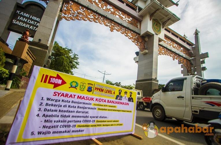 PPKM Level IV Kalsel Disusulkan Diperpanjang, Batola Keluar Digantikan HST