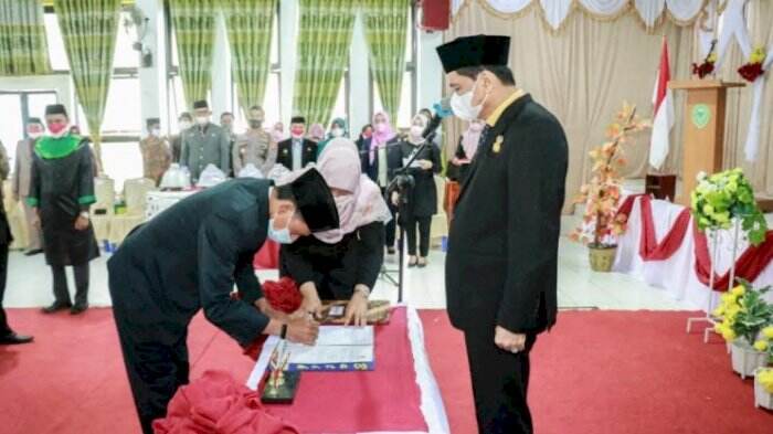 Pelantikan dan Pengambilan Sumpah BPD Pujananting Berlangsung Istimewa