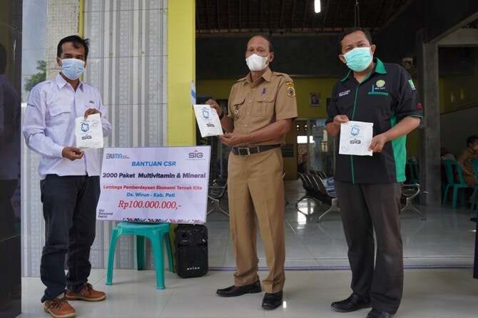 SIG Sumbangkan Ribuan Paket Vitamin ke Kabupaten Pati