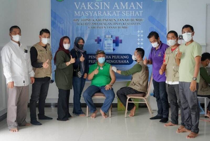 Sinergi dengan Pemerintah, Hipmi Tanbu Gelar Vaksinasi Covid-19 untuk Masyarakat