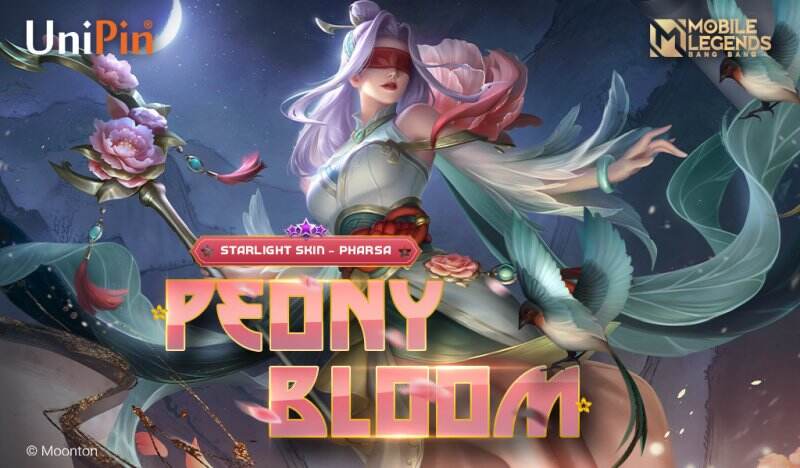 Pharsa “Peony Bloom” Rilis! Dapatkan dengan top up Diamonds di UniPin!