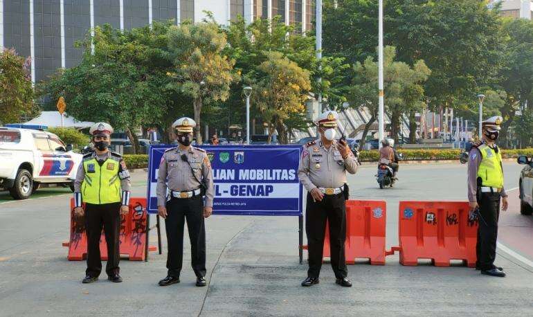 Mulai Hari Ini, Tilang Ganjil Genap Di Jakarta Berlaku Di 3 Kawasan