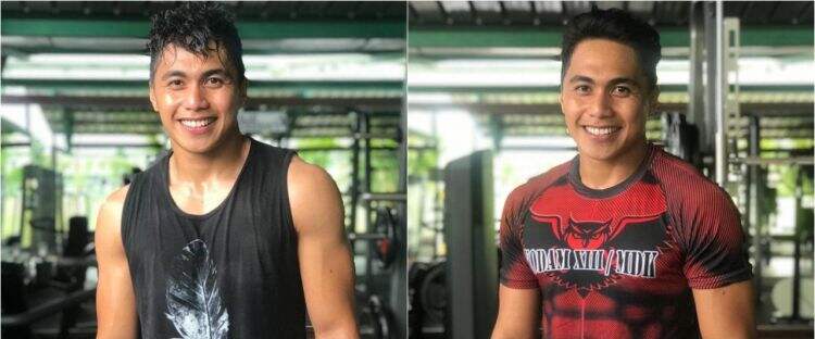 5 Potret Aprilio Manganang pamer badannya yang kekar, gagah pol