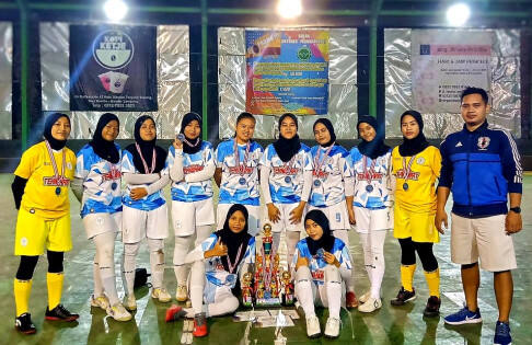 Tim Futsal Putri UTI Juara 1 Futsal Women Championship 2021