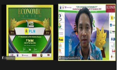 PLN Sabet Penghargaan Best of The Best CSR 2021