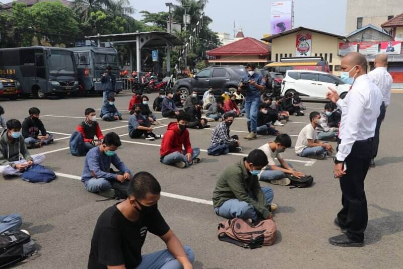 Bawa Senjata Tajam, 70 Pelajar di Kota Tangerang Diamankan Polisi