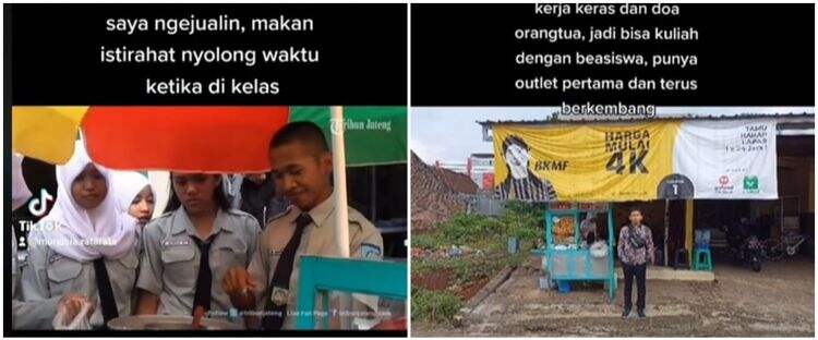 Kisah pemuda lolos beasiswa kuliah, sejak SD jualan bakso di sekolah