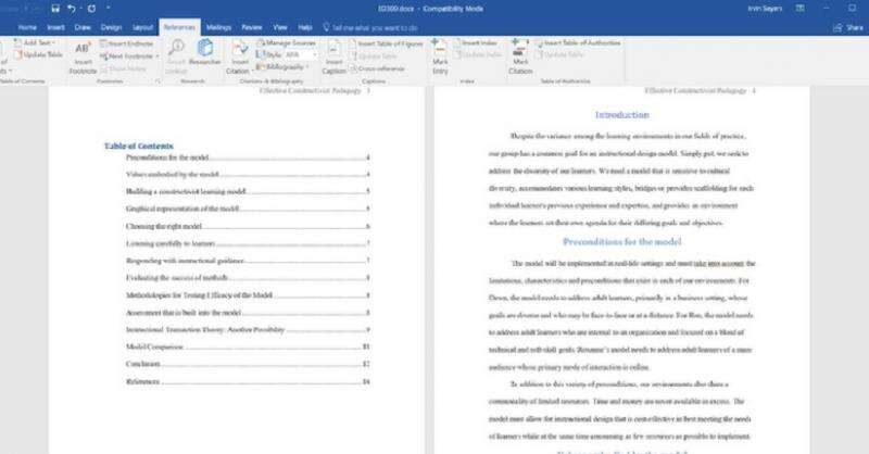 Cara Membuat Daftar Isi Otomatis di Microsoft Word