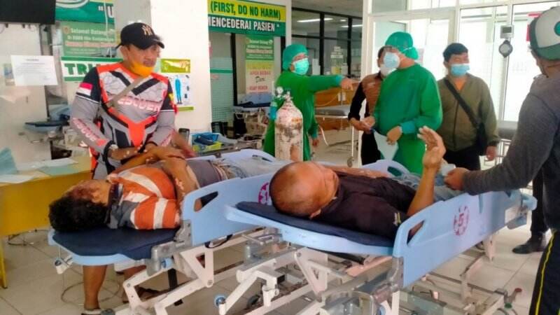 Tersengat Listrik Tegangan Tinggi, Dua Pekerja di Banjarmasin Luka Bakar