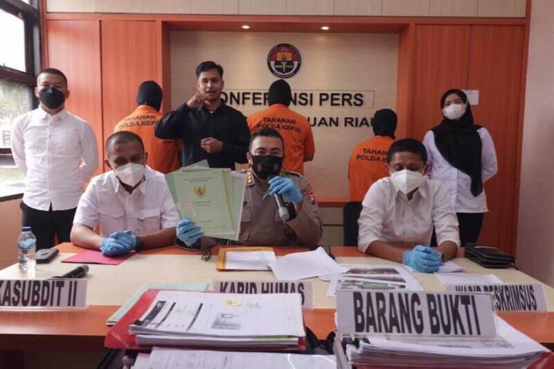 Terlibat Money Laundry, Polda Kepri Jebloskan 3 Orang Pengusaha ke Penjara