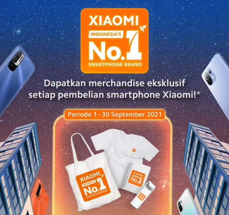 Rayakan Pencapaian Nomor Satu, Xiaomi Indonesia Siapkan Beragam Hadiah Menarik