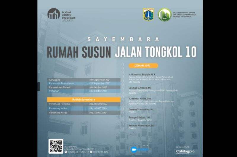Pemprov DKI Gelar Sayembara Rusun Jalan Tongkol 10