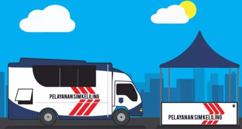 SIM Keliling Buka Pukul 8 Pagi, Berikut Lokasinya