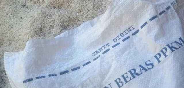 4 Ton Beras Bansos Dijual