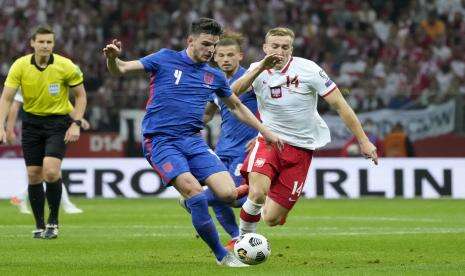 In Picture: Inggris Ditahan Imbang Polandia 1-1