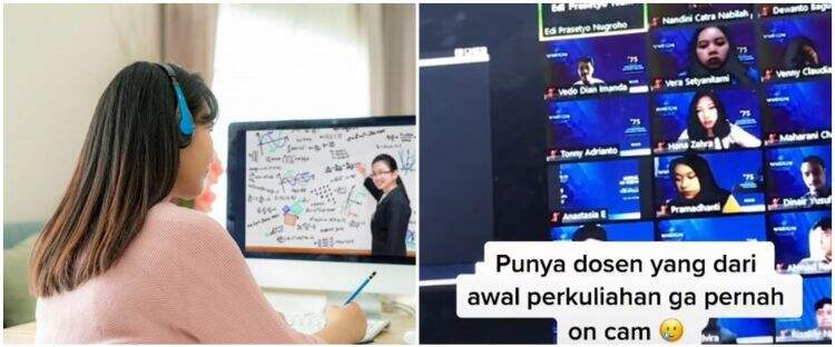 Dosen tak pernah on camera saat kuliah online, alasannya bikin sedih