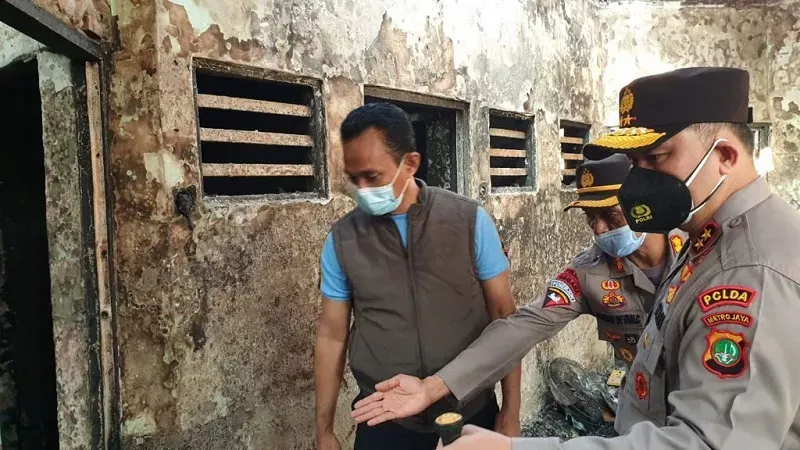 Polda Metro Sebut Tak Ada Ledakan saat Kebakaran Lapas Kelas 1 Tangerang