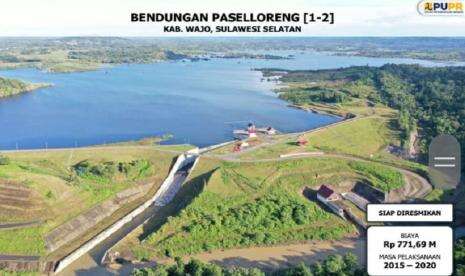 Jokowi Resmikan Bendungan Paselloreng dan Bendung Gilireng