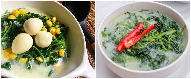 9 Resep bobor bayam rumahan, bergizi dan gurih abis