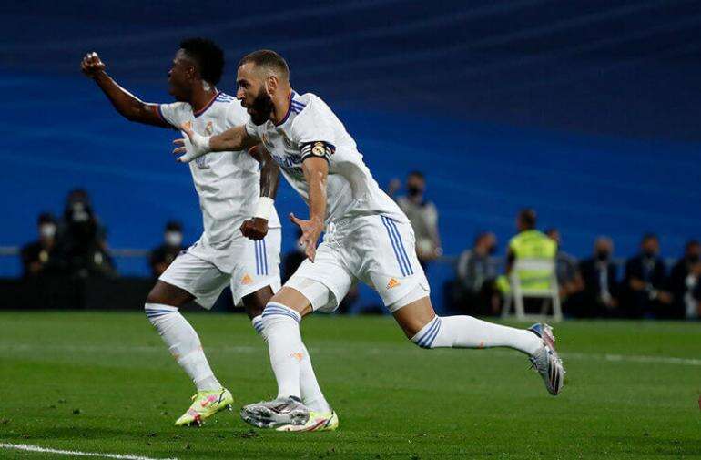 Liga Spanyol Los Blancos Gulung Celta Vigo, Benzema Cetak Hattrick